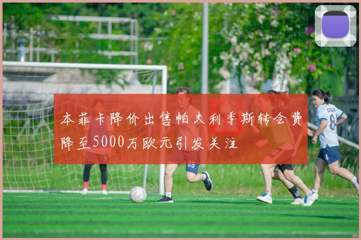 本菲卡降价出售帕夫利季斯转会费降至5000万欧元引发关注