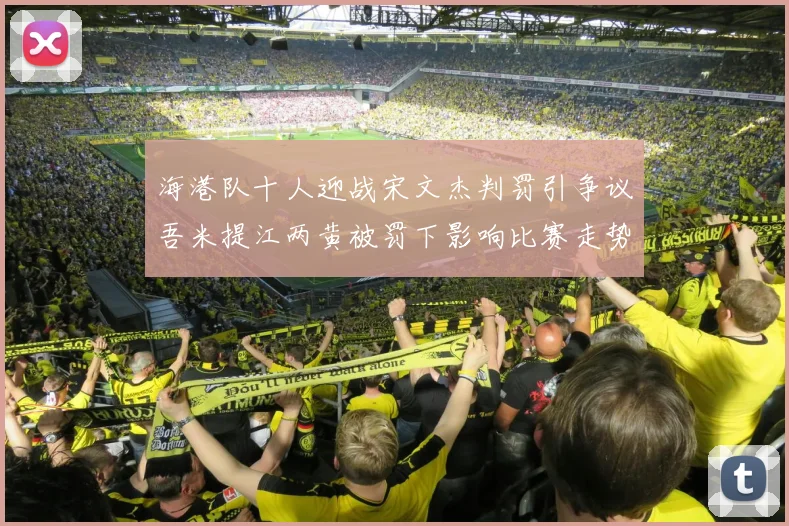 海港队十人迎战宋文杰判罚引争议吾米提江两黄被罚下影响比赛走势