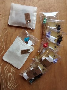 Cotton muslin drawstring gift pouch sample photos (1)